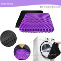 TPE gel purple seat cushion